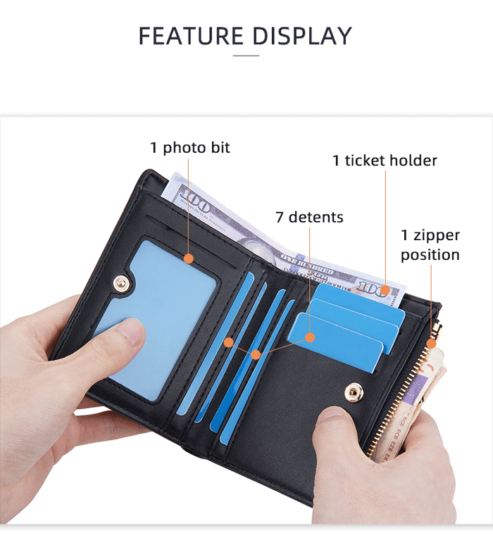 WA322 - Retro Vertical Men's Wallet