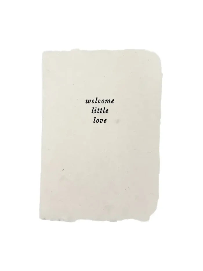 WS CARD - Welcome Little Love