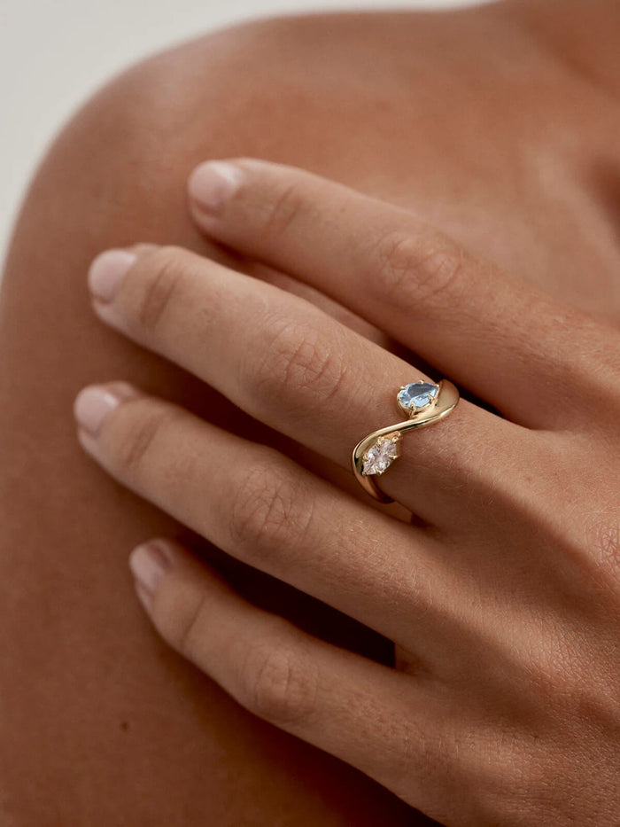 18k Gold Vermeil With Freedom I Become Ring