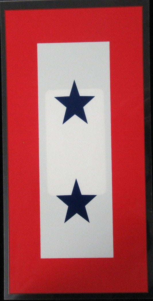 2 Star Service Ribbon Decal