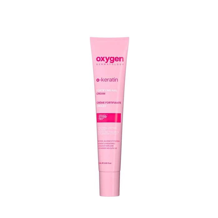 اوكسجين او كيراتين كريم مقوي للاظافر 20مل -Oxygen Aqua Keratin Nail Strengthening Cream 20 ml