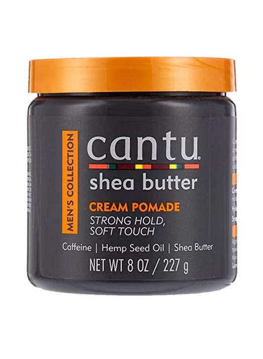 كانتو كريم بوميد للرجال 227مل كيرلى - Cantu Shea Butter Pomade Cream 227ml