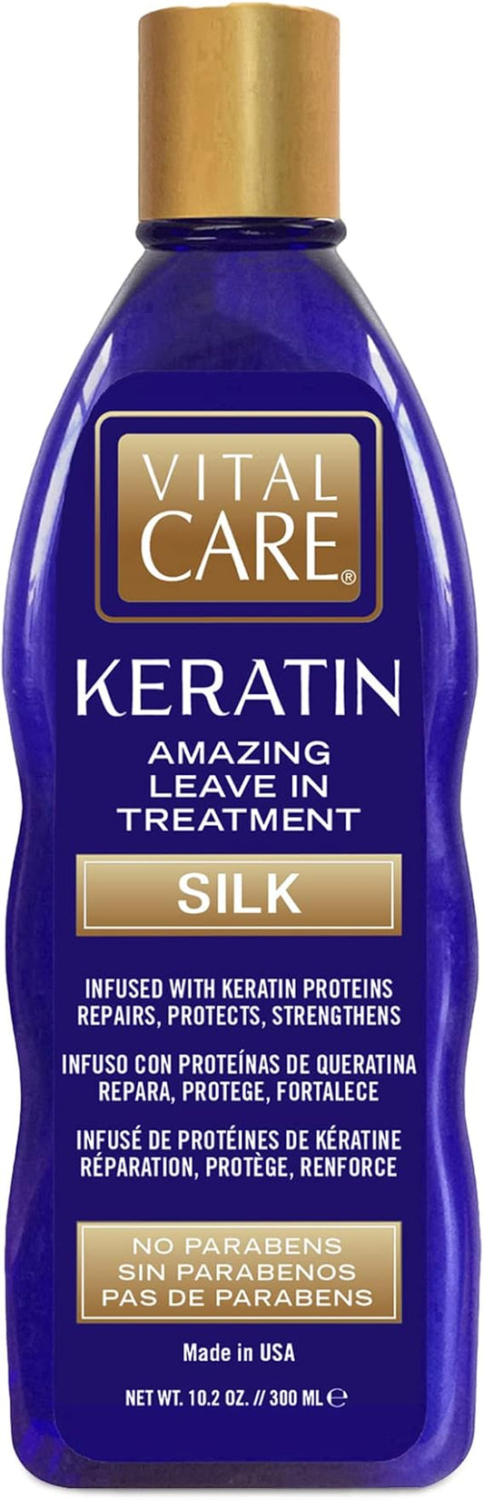 فيتال كير كريم ليف ان 300 مل سيلك - Vital Care Keratin Amazing Leave In Treatment Silk 300ml