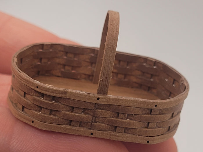 Al Chandronnait – Oval Woven Basket with Handle