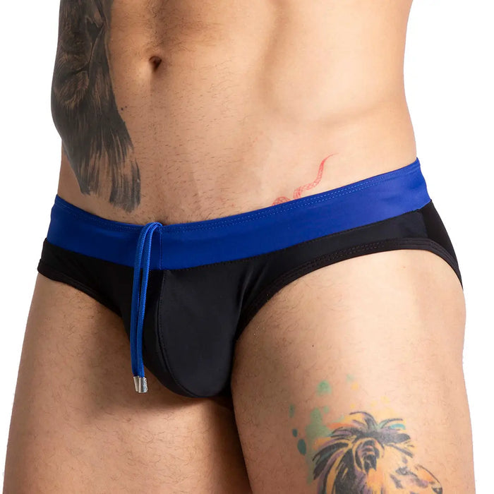Alfa Black Blue Swim Brief de Gigo Underwear