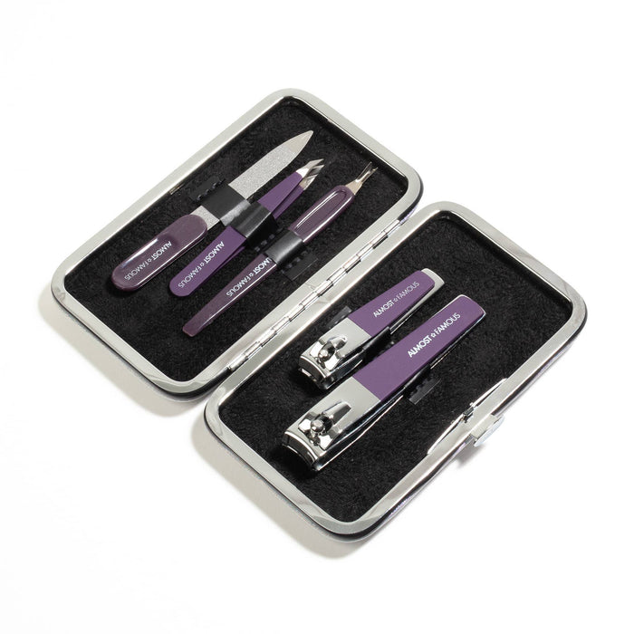 Almost Famous - 5pc Manicure Tool Kit with Holographic Case