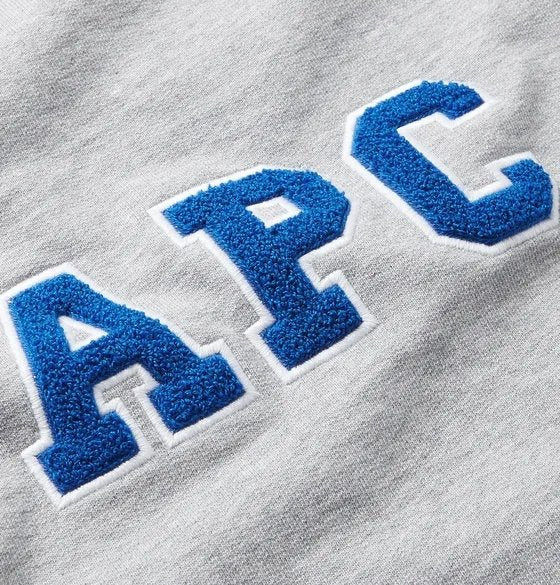 A.P.C - Sweat Malcolm gris chiné - homme-Pulls et Sweats-COEKQ-H27618