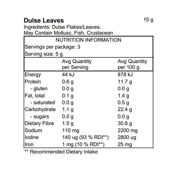 Pacific Harvest Atlantic Dulse Leaves _3