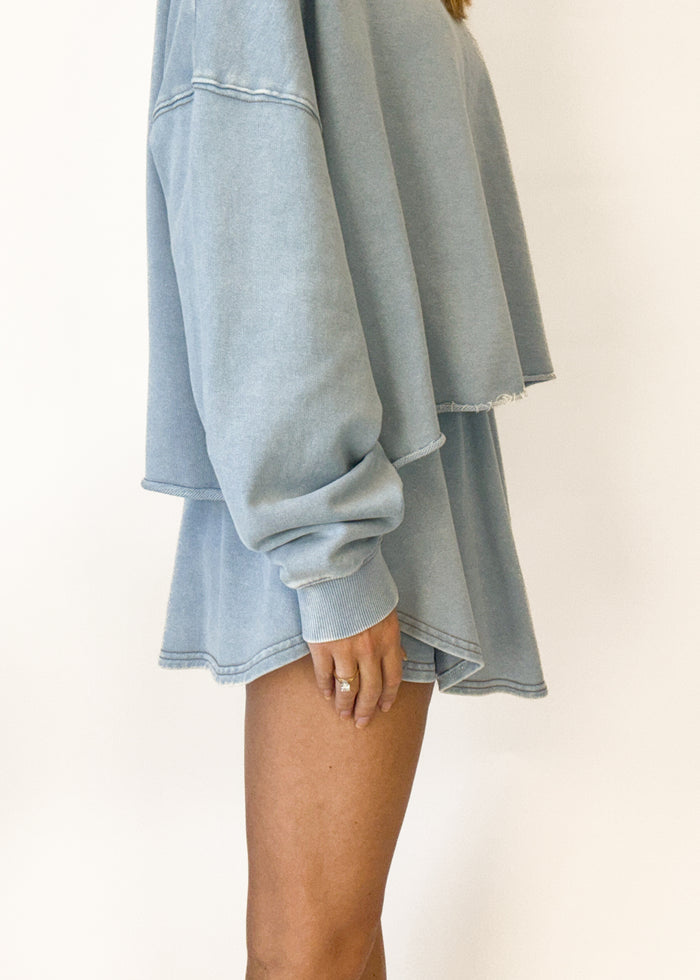 Audrey Knit Denim Skort