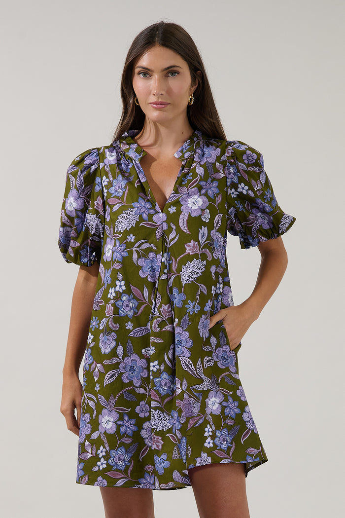 Aurora Shift Mini Dress Reverie