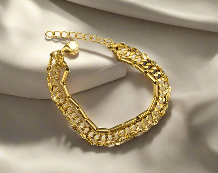Ava 3 Chain Bracelet - SexyModest Boutique