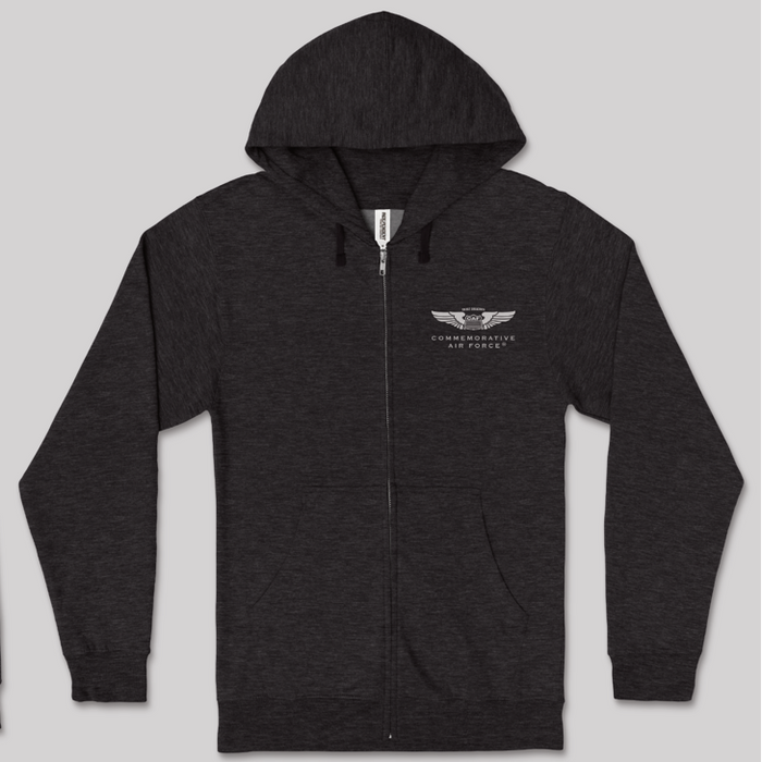 B-24 Liberator "Diamond Lil" Blueprint Zip Hoodie
