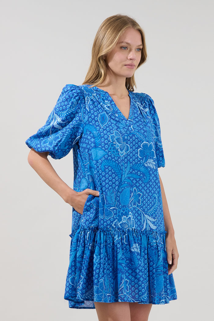 Berke Shift Mini Dress Moonlit