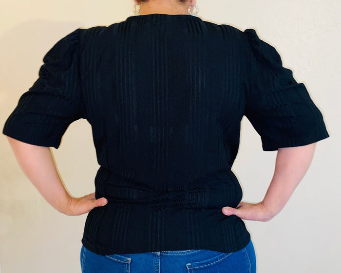 Black Plus Size Top