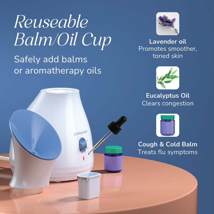 Bloom-2 in 1 Face Steamer + Steamer for Cold and Cough