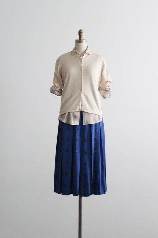 blue moon midi skirt