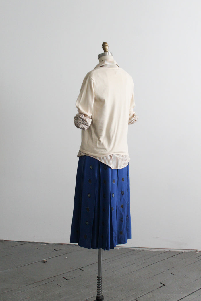 blue moon midi skirt