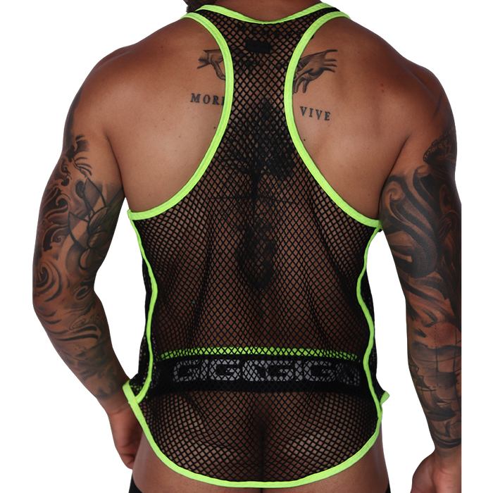 Boox Yellow Tank vista posterior de Gigo Underwear