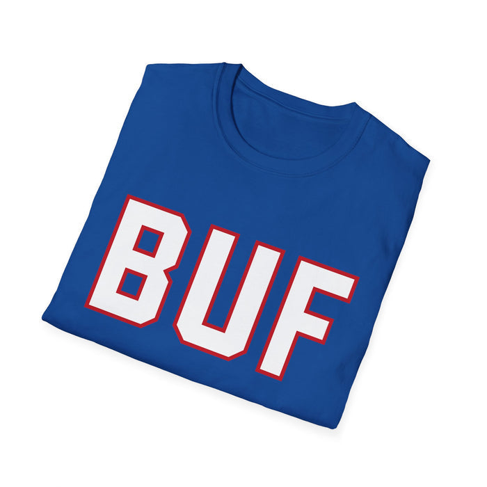 BUF Buffalo Graphic T-Shirt – Retro Collegiate Sports Tee | TeesRus716