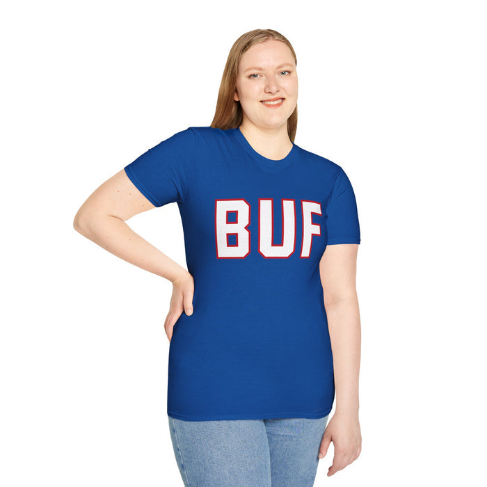 BUF Buffalo Graphic T-Shirt – Retro Collegiate Sports Tee | TeesRus716