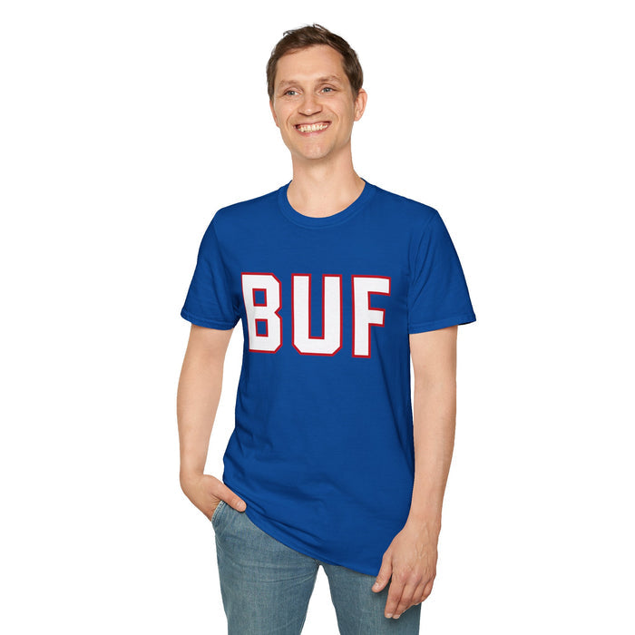 BUF Buffalo Graphic T-Shirt – Retro Collegiate Sports Tee | TeesRus716