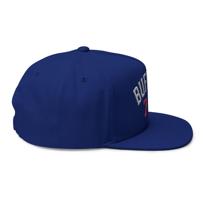 Buffalo 716 Flat Bill Hat | Embroidered Buffalo Snapback Cap | Buffalo Football Apparel