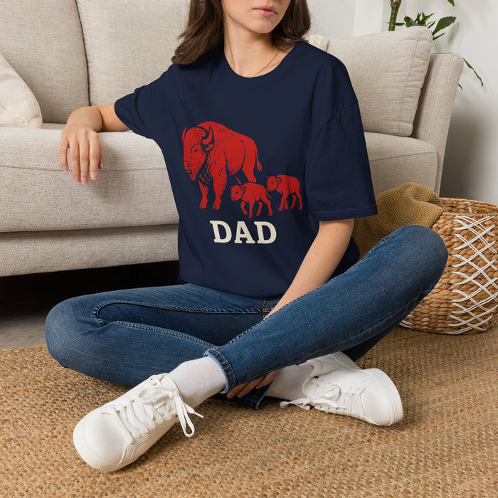 Buffalo Dad T-Shirt – Buffalo Family Graphic Father’s Day Shirt | Teesrus716