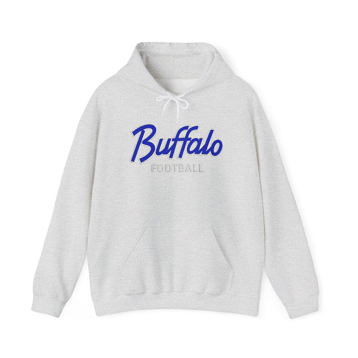 Buffalo Football Nickel City Hoodie | Vintage Embroidered Buffalo Football Hooded Sweatshirt