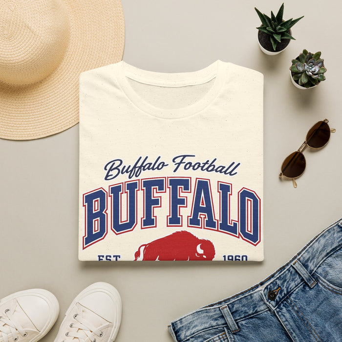 Buffalo Football Shirt | Vintage Buffalo Football T-Shirt | Buffalo Bison Fan Apparel