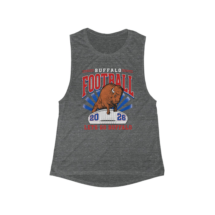 Buffalo Football Tank Top | Women's Buffalo Football Apparel | Vintage Buffalo Tank