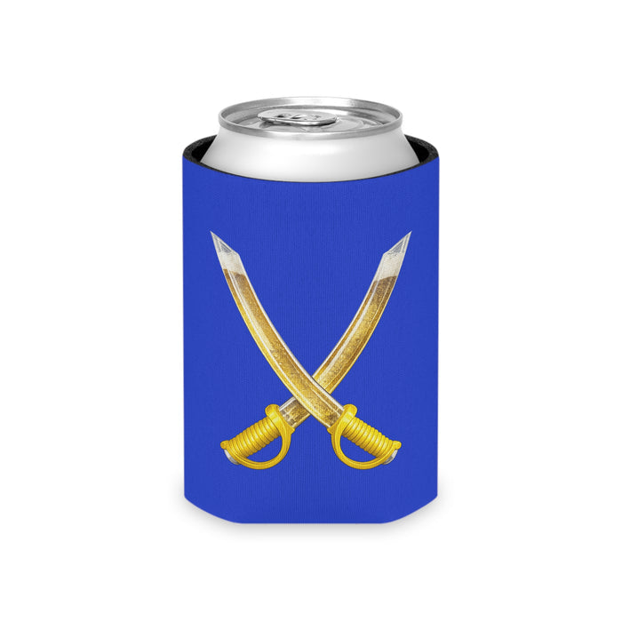 Buffalo Hockey Beer Can Cooler – Blue & Gold Crossed Beer Sabers