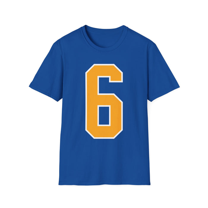 Buffalo Hockey Benny #6 T-Shirt | Retro Blue & Gold Hockey Tee | TeesRus716.com
