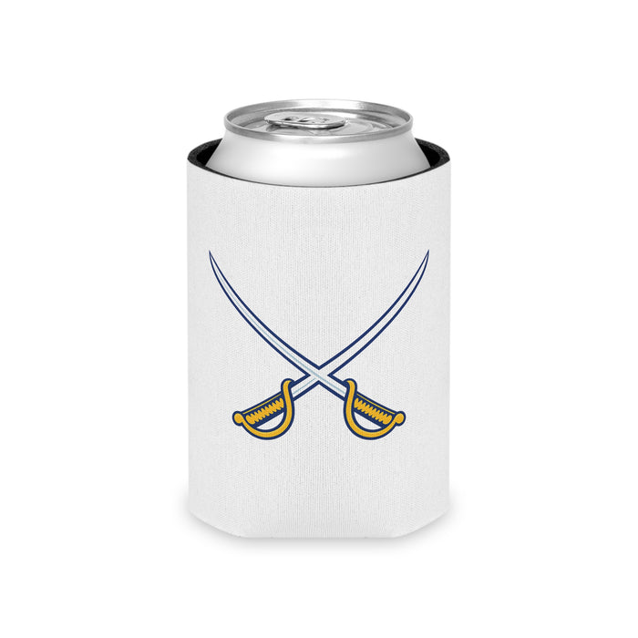 Buffalo Hockey Can Cooler – Crossed Sabers Drink Sleeve | 716 Tailgate Gear | Teesrus716