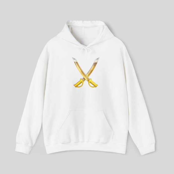 Buffalo Hockey Hoodie – Crossed Sabers 716 Sweatshirt | Teesrus716