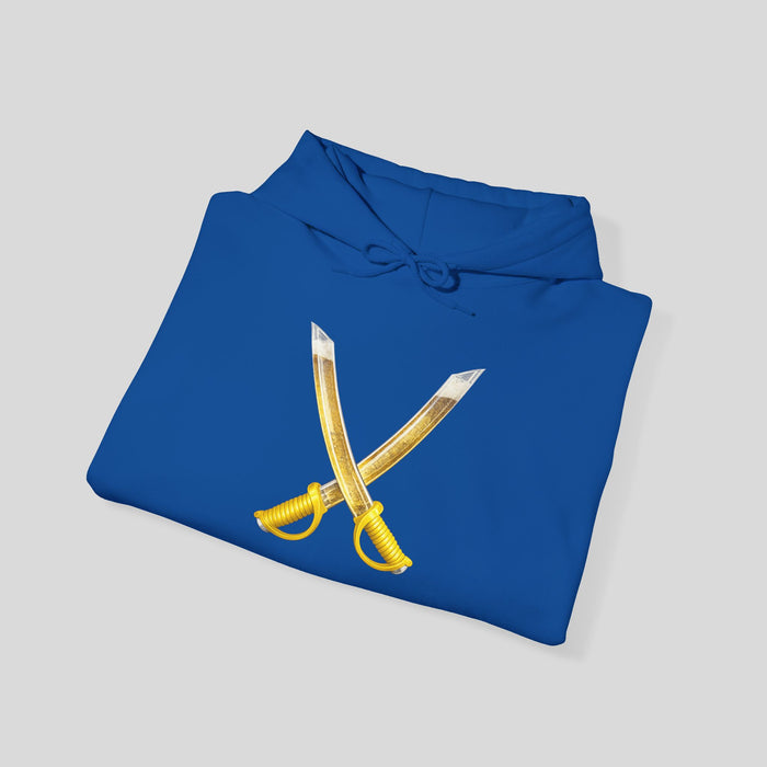 Buffalo Hockey Hoodie – Crossed Sabers 716 Sweatshirt | Teesrus716