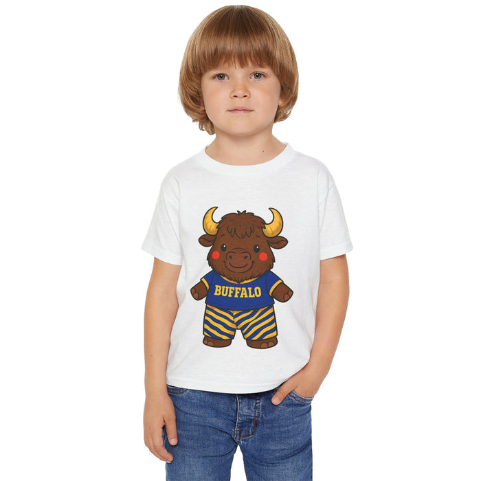Buffalo Hockey Toddler T-Shirt – Baby Buffalo Graphic Tee | 716 Kids Apparel | Teesrus716