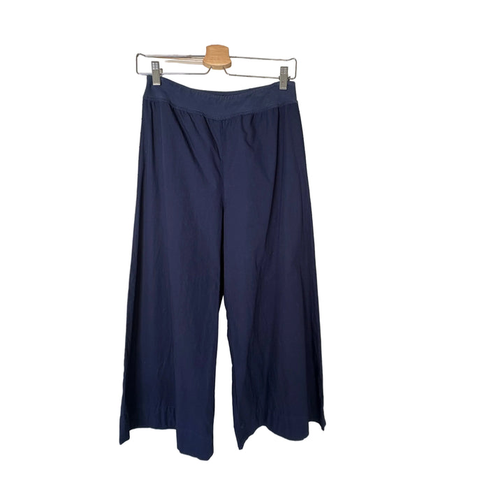CC- Cut Loose Navy Cropped Flared Pants