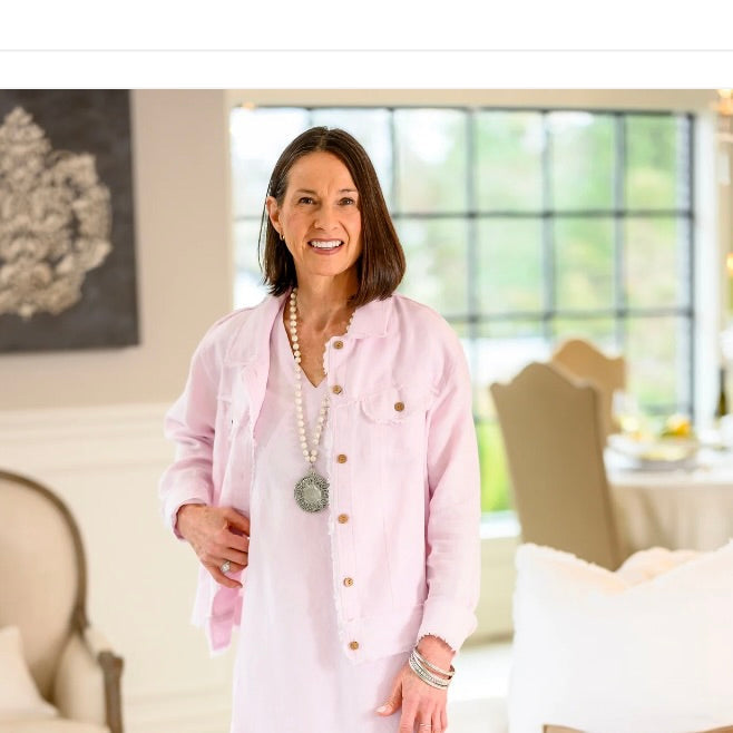 CC CLD Linen Jacket Pink