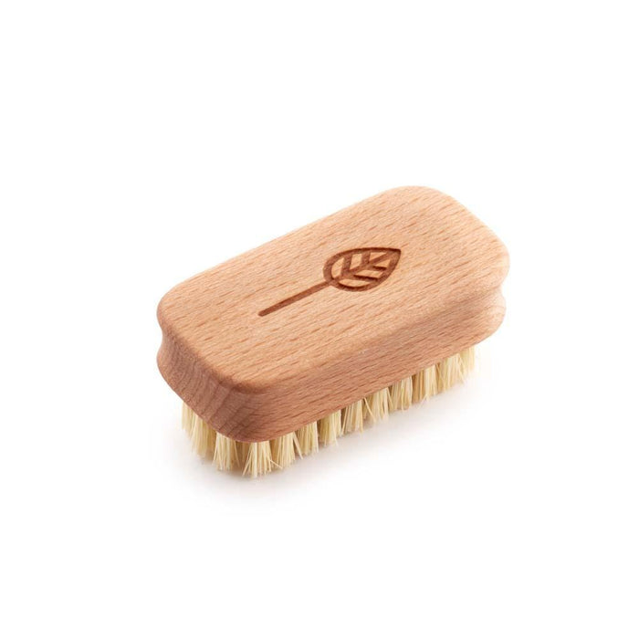 Children's Beech Wood Nail Brush with Stiff Natural Bristles &Keep