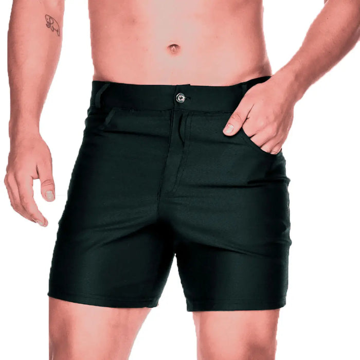 Classic Forever Black Short vista frontal de Gigo Underwear