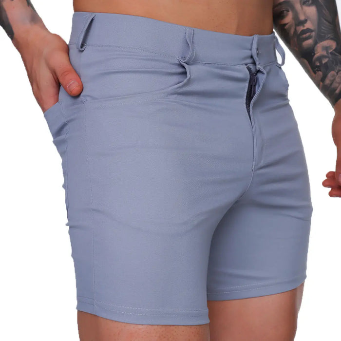 Classic Forever Gray Short vista frontal de Gigo Underwear