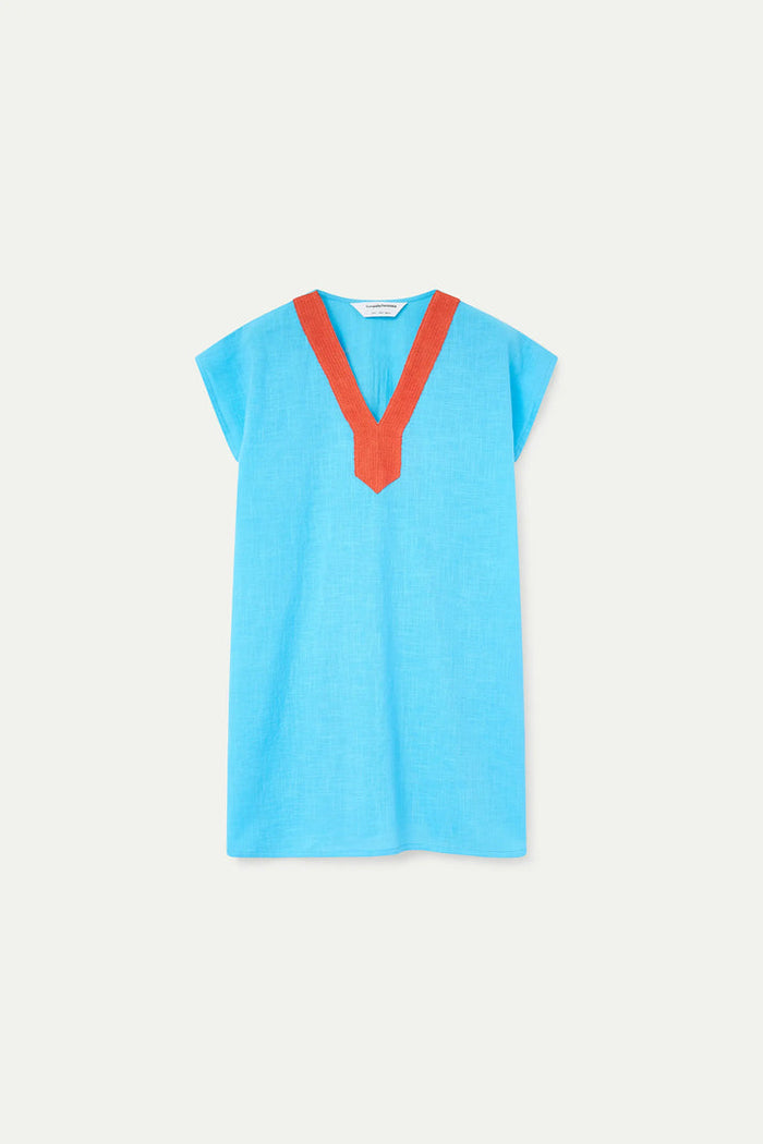 Compania Fantastica Short Kaftan in Blue