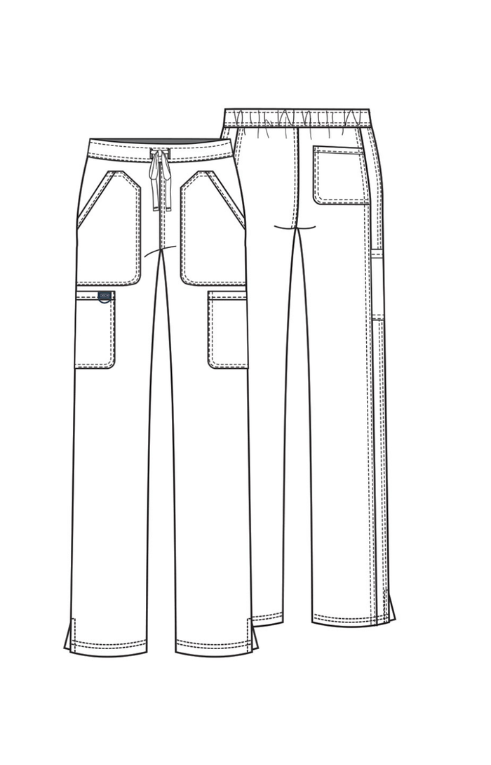 Conj. Cherokee Revolution Mujer WW610/WW120 Ciel Filipina XXS / Pantalón XS