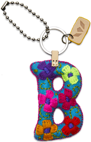 Consuela CHARM FELT ALPHABET TURQUOISE