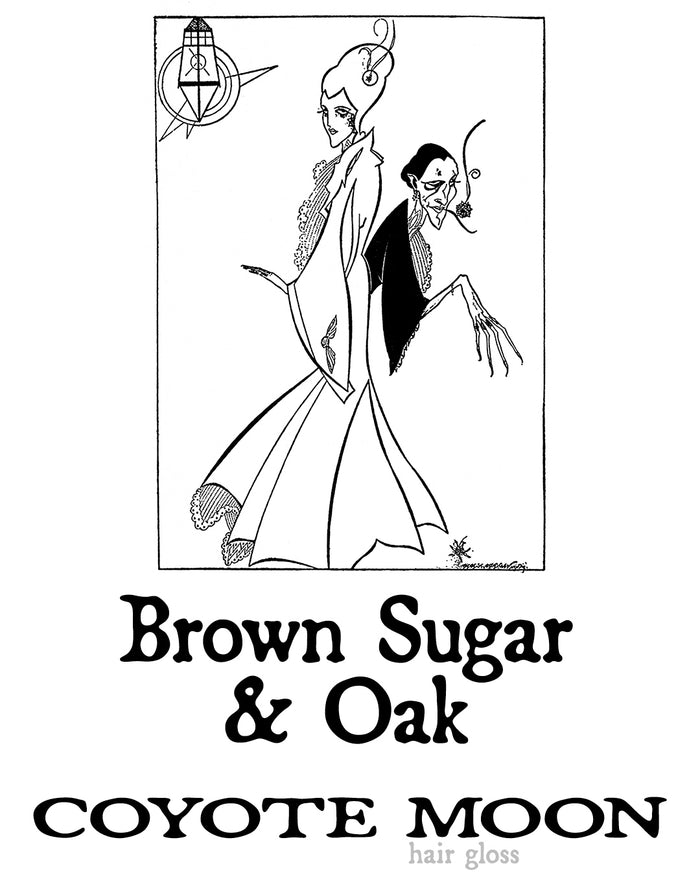 Coyote Moon: Brown Sugar and Oak Hair Gloss