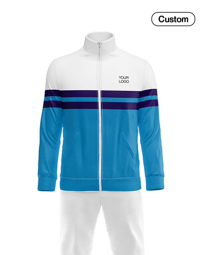 Custom Tracksuit - Two Panel Stripe Design - Personalized Wear