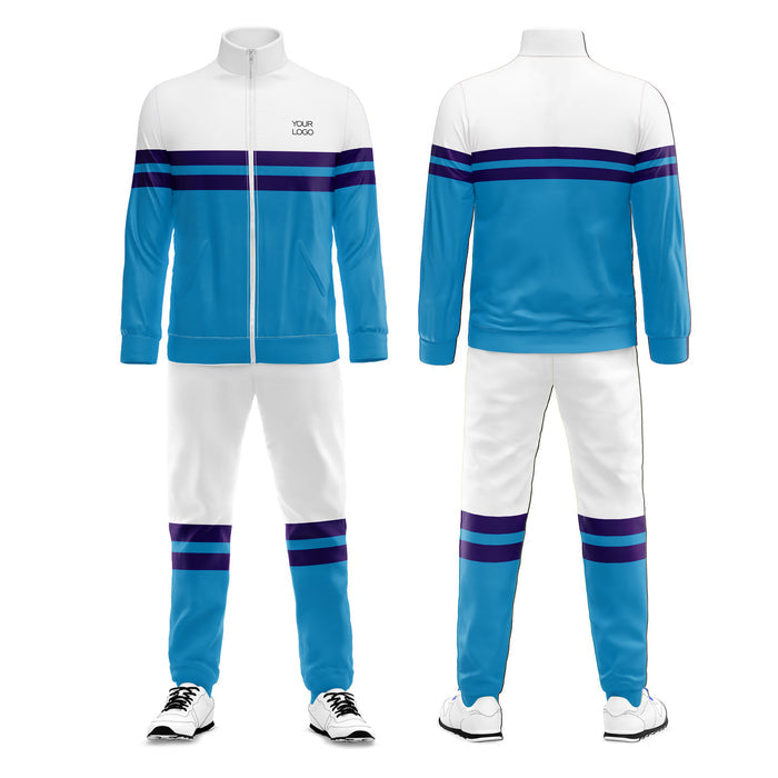 Custom Tracksuit - Two Panel Stripe Design - Personalized Wear