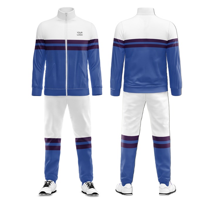 Custom Tracksuit - Two Panel Stripe Design - Personalized Wear