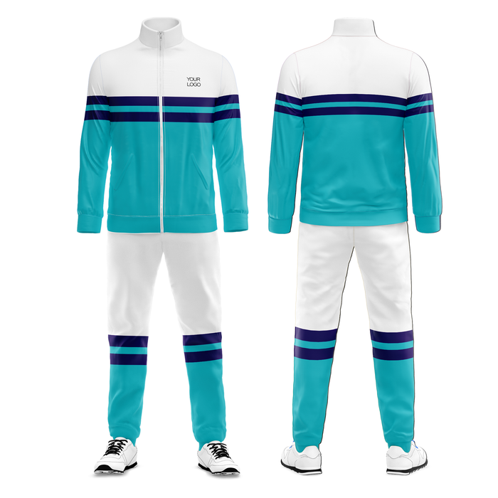 Custom Tracksuit - Two Panel Stripe Design - Personalized Wear