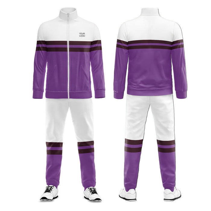 Custom Tracksuit - Two Panel Stripe Design - Personalized Wear
